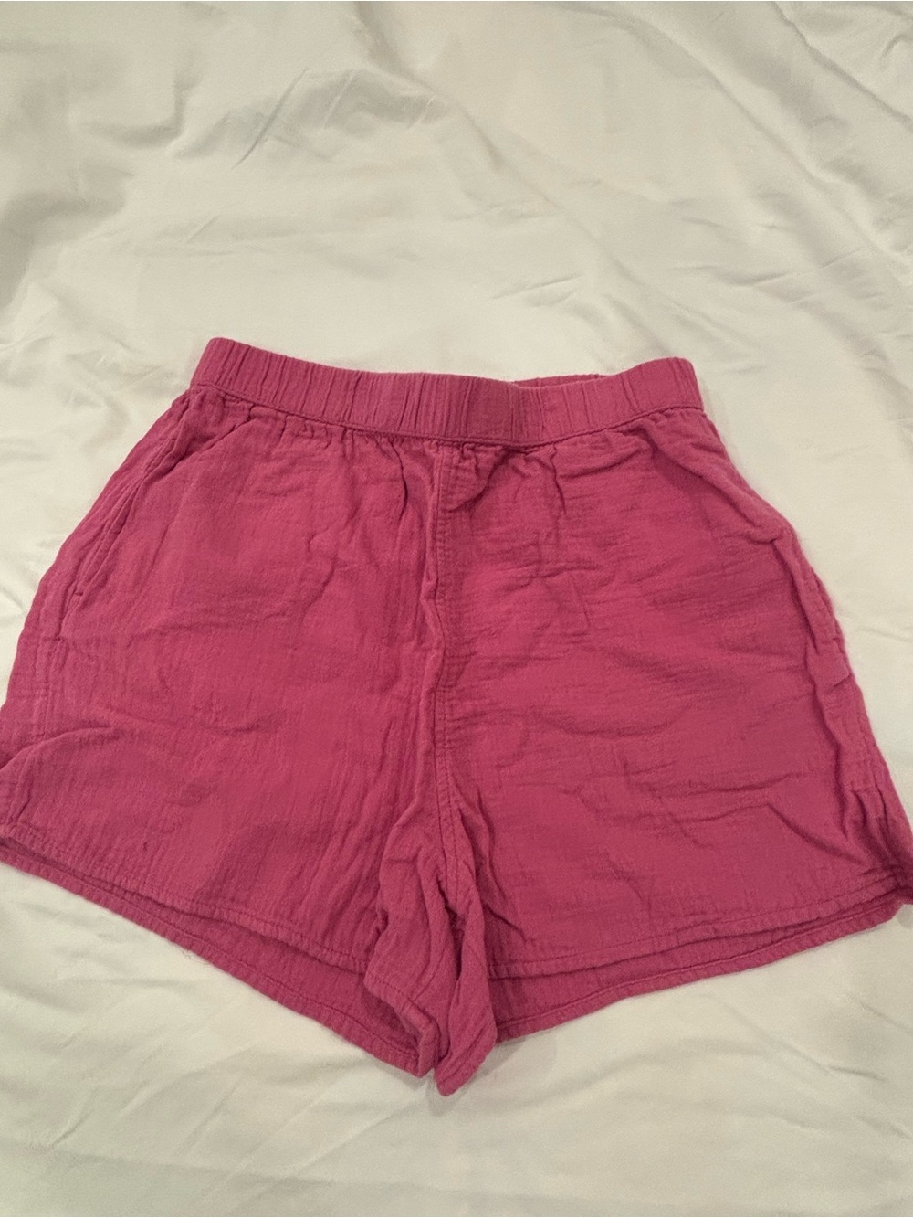 Universal Thread Fuchsia Elastic-Waist Summer Shorts